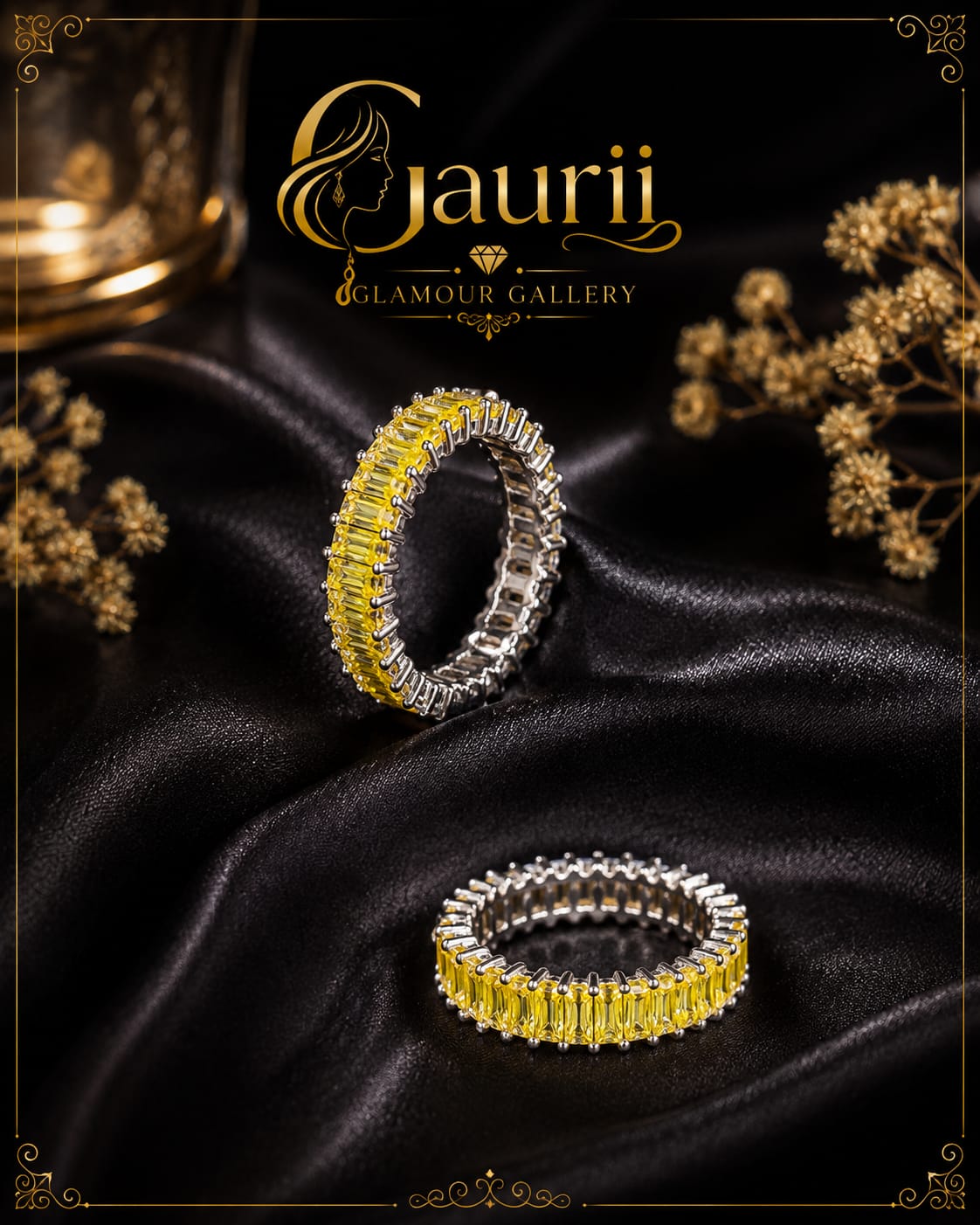 Golden Eternity AD Ring