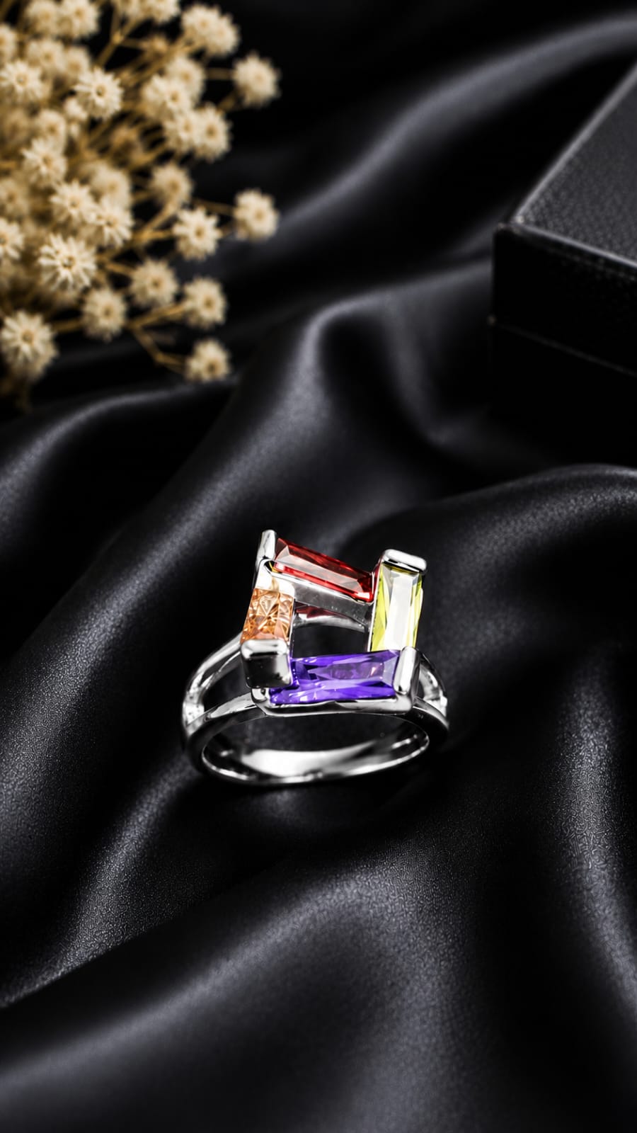 Premium Multicolor Statement Ring